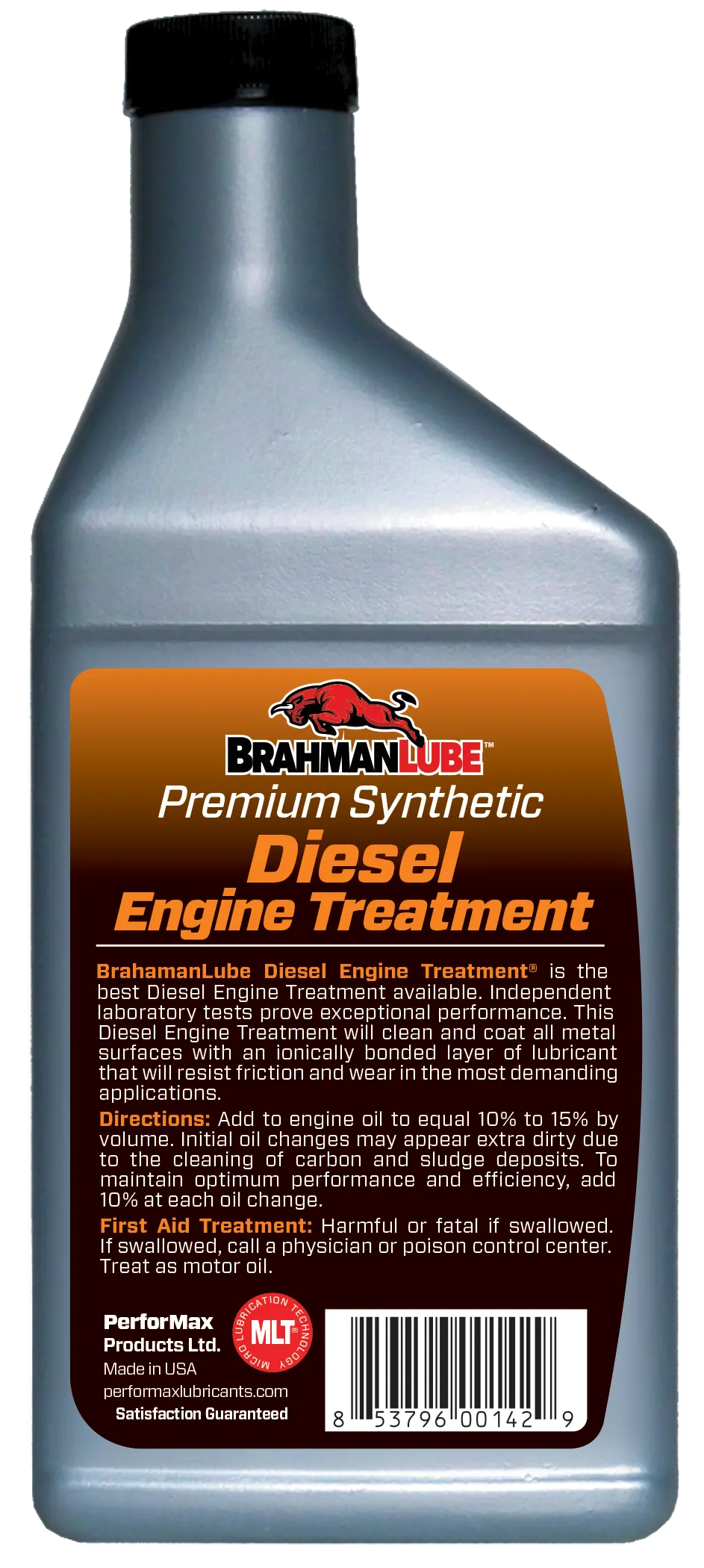 BrahmanLube Diesel Engine Treatment - 16 oz BrahmanLube